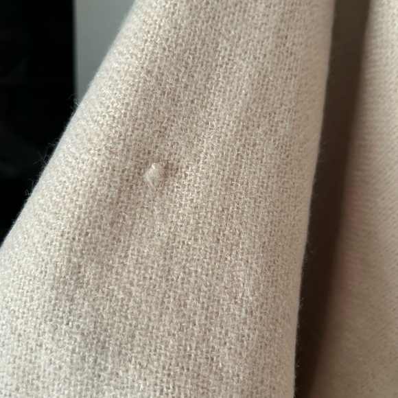 Soia & Kyo Tan and Cream Striped Shawl - Picture 6 of 7